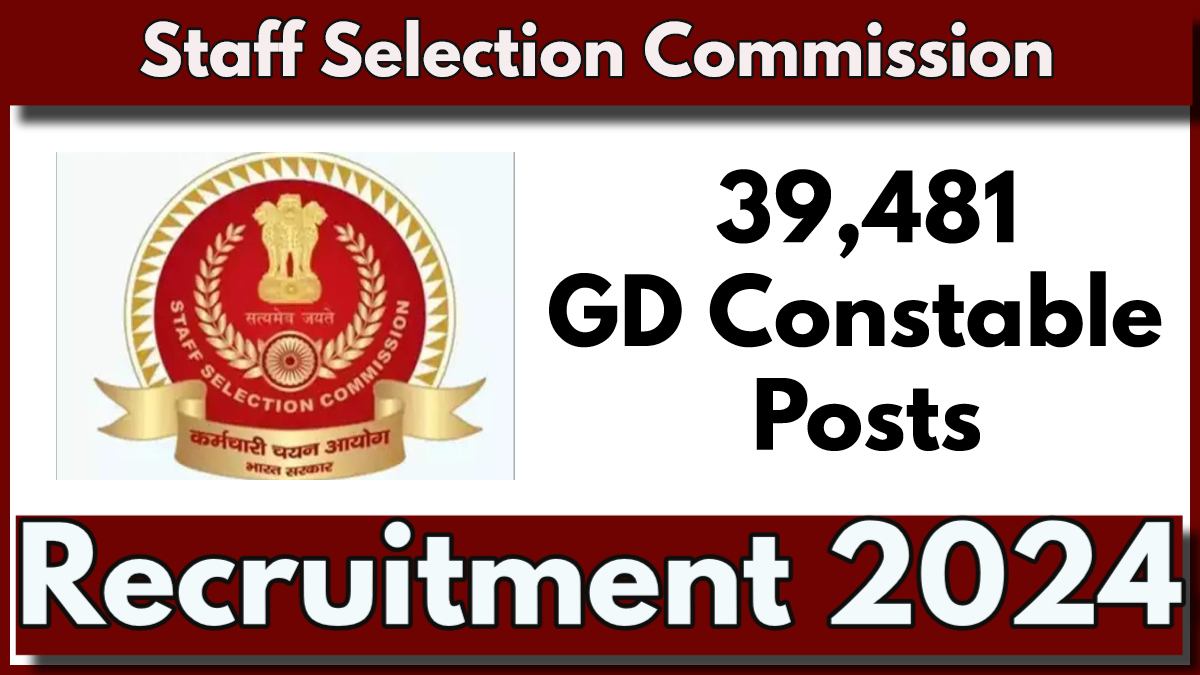SSC GD Constable Recruitment 2025